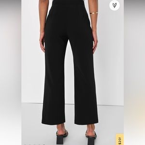 Chic Success Black Straight Leg Pants